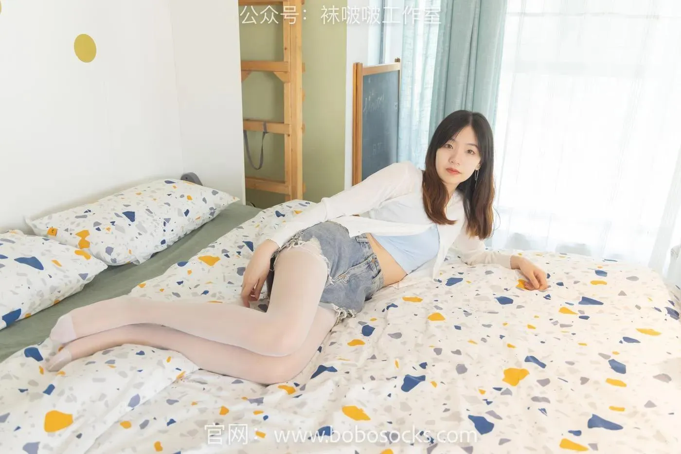 [BoBoSocks袜啵啵]NO.102 小甜豆-板鞋、白丝 [140P]插图9